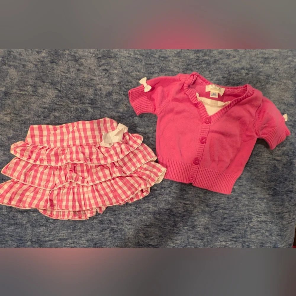 The Children's Place 6-9M Pink Button Down Shirt